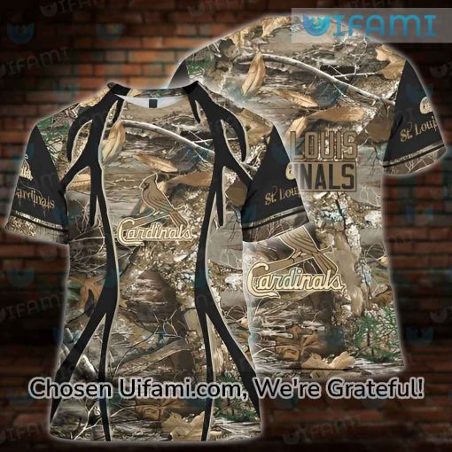 St Louis Cardinals T-Shirt 3D Hunting Camo St Louis Cardinals Gift Ideas