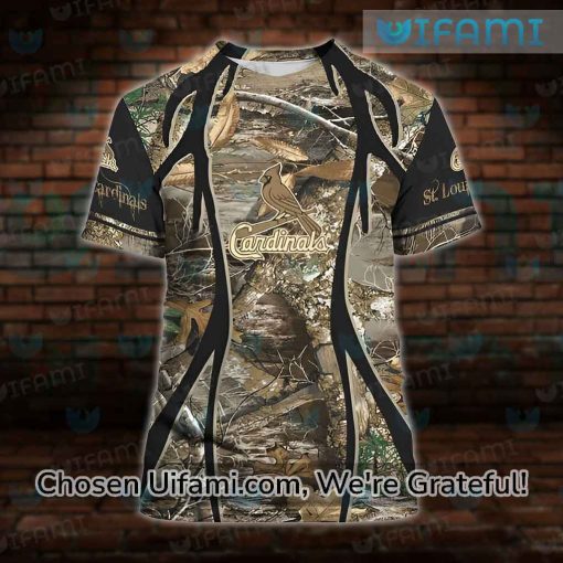 St Louis Cardinals T-Shirt 3D Hunting Camo St Louis Cardinals Gift Ideas