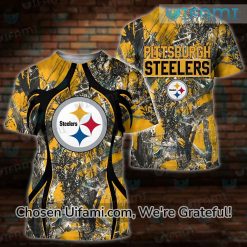 Steelers Christmas Shirt 3D Wondrous Hunting Camo Steelers Christmas Gift