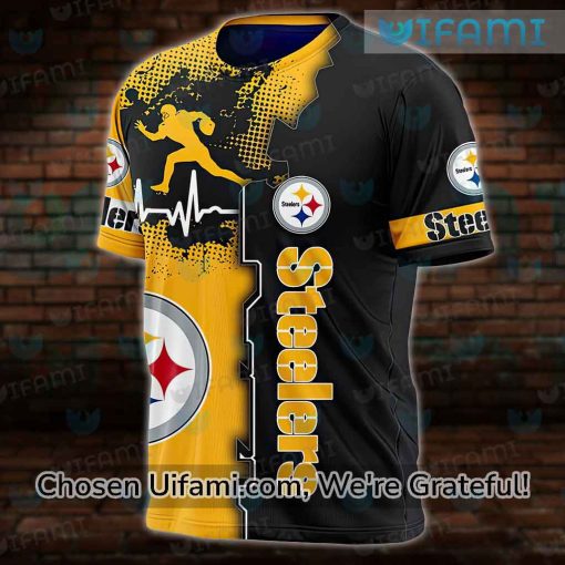 Steelers Shirts For Ladies 3D Dazzling Steelers Gifts For Her