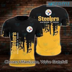 Steelers T-Shirt 3D Famous Whatever It Takes Steelers Christmas Gifts