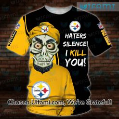 Steelers T Shirt Women 3D Achmed Haters Silence I Kill You Pittsburgh Steelers Gift Best selling