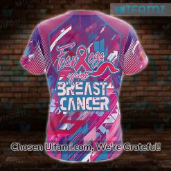 Texans Clothing 3D Fearless Against Breast Cancer Houston Texans Gift