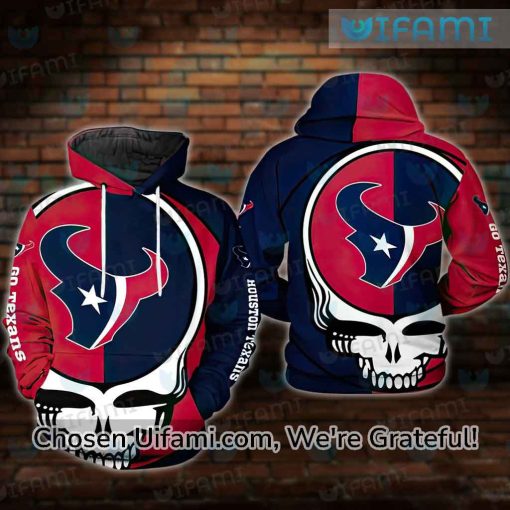 Texans Hoodie 3D Unique Grateful Dead Houston Texans Christmas Gifts