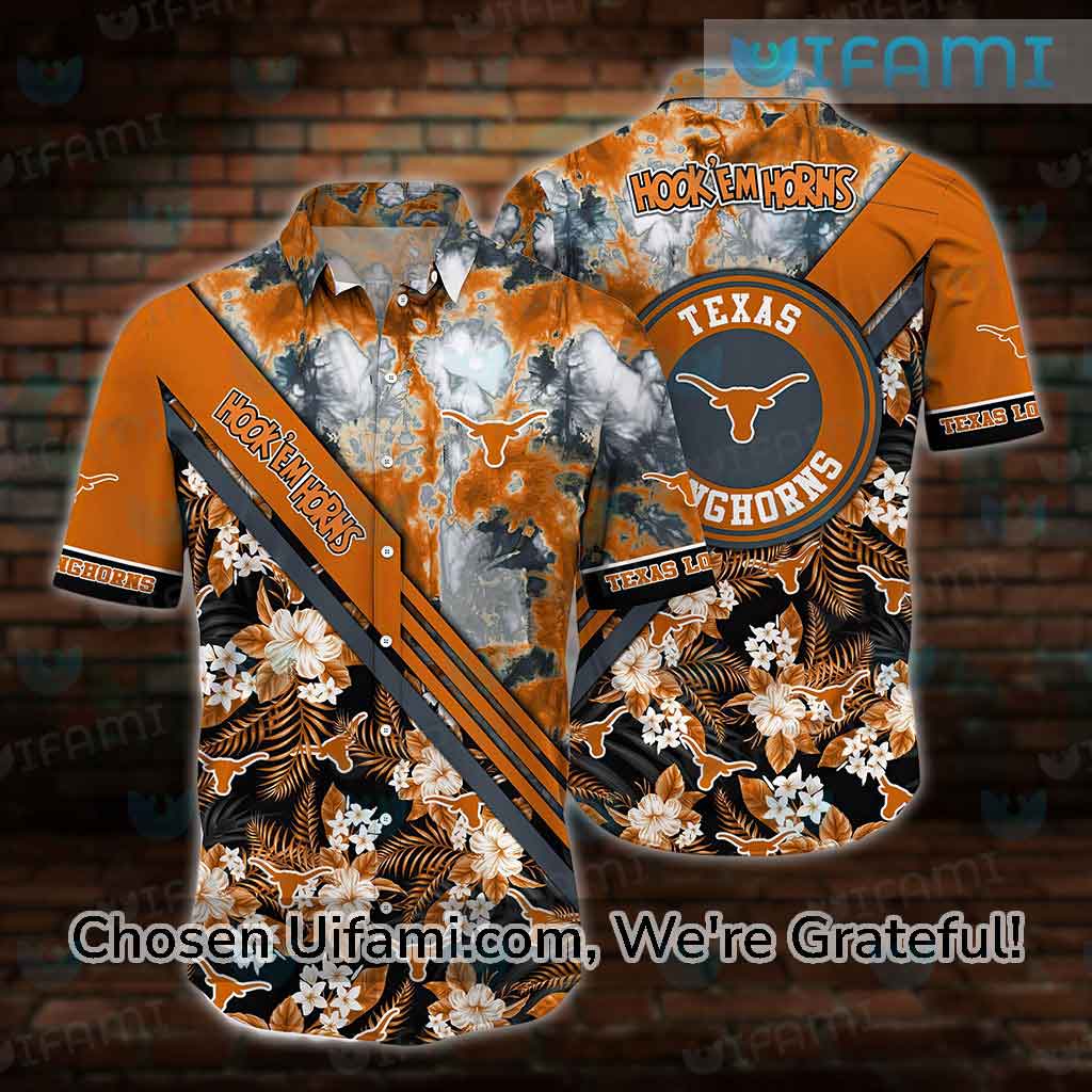 Texas Longhorns Hawaiian Shirt Mesmerizing Hook Em Horns Longhorn