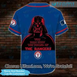 Texas Rangers Jersey Powerful Custom Darth Vader Gifts For Texas Rangers Fans 3