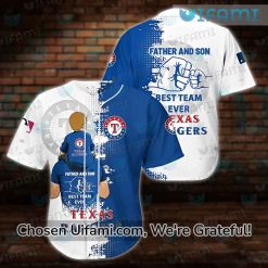 Texas Rangers New Jerseys Father And Son Best Team Ever Texas Rangers Gift
