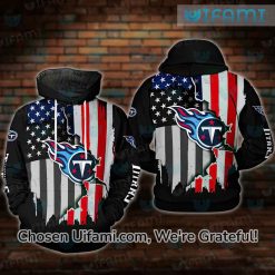 Titans Zip Up Hoodie 3D Wonderful USA Flag Tennessee Titans Gift