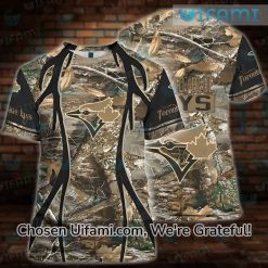 Toronto Blue Jays Shirt 3D Attractive Hunting Camo Blue Jays Gift Best selling