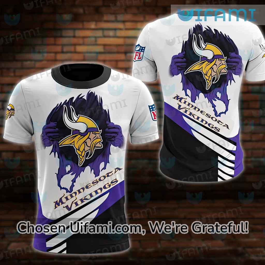 20% OFF NFL T shirt 3D Custom Minnesota Vikings T shirts Cheap For