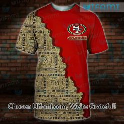 Vintage 49ers T-Shirt 3D Best Camo Niner Gifts