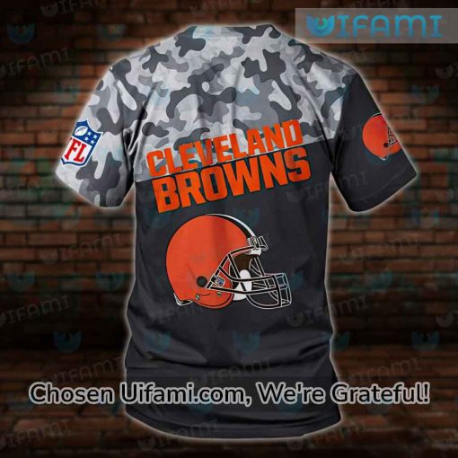 Vintage Cleveland Browns Shirt 3D New Camo Browns Gift