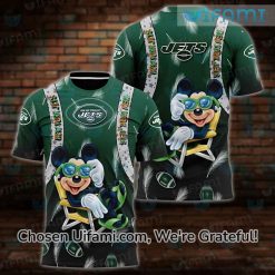 Vintage Jets Shirt 3D Surprise Mickey NY Jets Christmas Gifts
