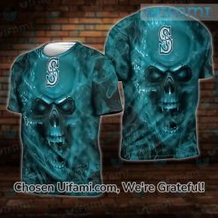 Vintage Mariners Shirt 3D Colorful Skull Seattle Mariners Gifts