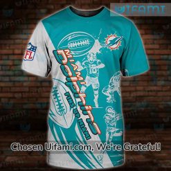 Vintage Miami Dolphins T-Shirt 3D Best-selling Fins Up Miami Miami Dolphins Gift