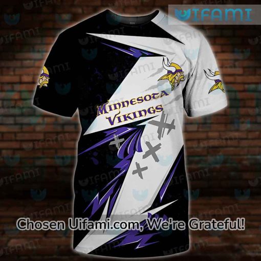 Vintage Minnesota Vikings T-Shirt 3D Graceful Vikings Gift