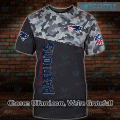 Vintage New England Patriots T Shirt 3D Basic Camo Patriots Gift Best selling