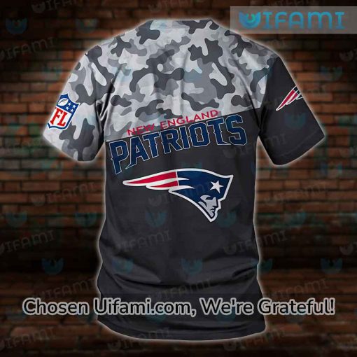 Vintage New England Patriots T-Shirt 3D Basic Camo Patriots Gift