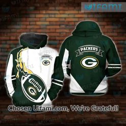 Vintage Packers Hoodie 3D Thrilling Green Bay Packers Christmas Gift