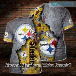 Vintage Steelers Shirt 3D Jesus Christ Pittsburgh Steelers Unique Gifts