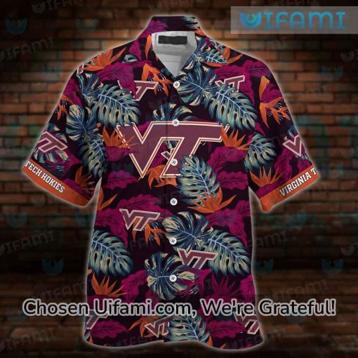 Virginia Tech Hawaiian Shirt Stress Blessed Obsessed Virginia Tech Gift