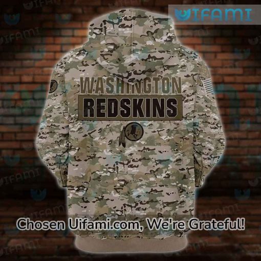 Washington Commanders Camo Hoodie 3D Funny Commanders Gift