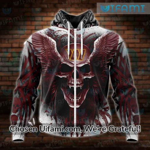 Washington Commanders Hoodie 3D Basic Skull Commanders Gift