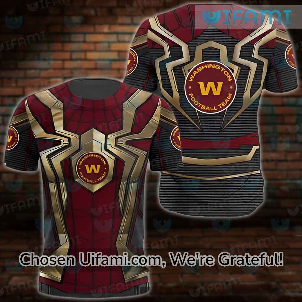 Washington Commanders Shirt 3D Promising Spider Man Commanders