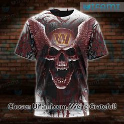 Washington Commanders Tshirt 3D Unbelievable Skull Commanders Gift Best selling