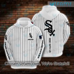 White Sox Zip Up Hoodie 3D Adorable Rise With Us White Sox Gift