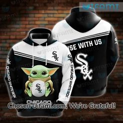 White Sox Zip Up Hoodie 3D Outstanding Baby Yoda Chicago White Sox Gift