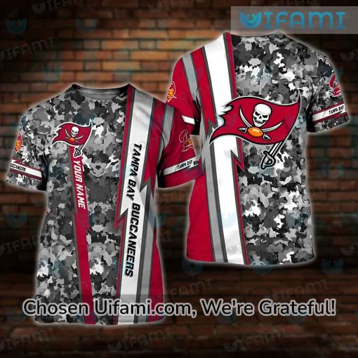 Womens Buccaneers Shirt 3D Camo Unique Tampa Bay Buccaneers Gifts