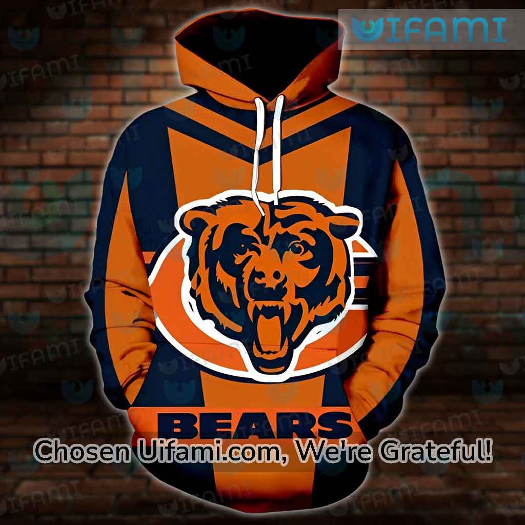 Chicago Bears Camo Veteran Team 3D All Over Print Zip Up Hoodie