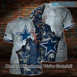 Womens Dallas Cowboys T-Shirt 3D Latest Jesus Christ Cool Dallas Cowboys Gifts