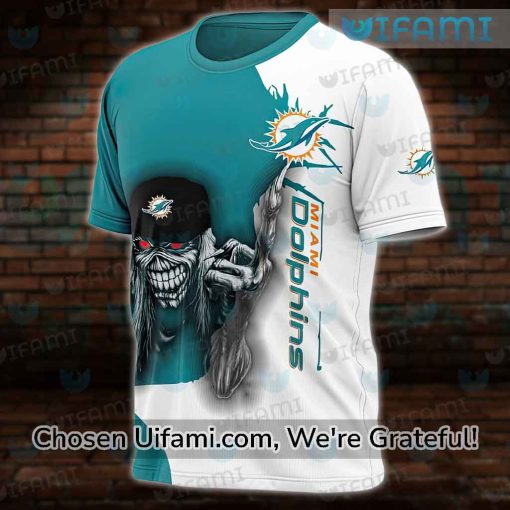 Womens Dolphins Shirt 3D Wondrous Eddie The Head Miami Dolphins Gift