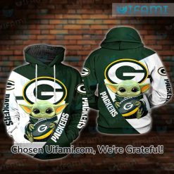 Womens Green Bay Packers Hoodie 3D Baby Yoda Best Gifts For Packers Fans
