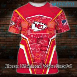 Womens Kansas City Chiefs Shirt 3D Simple Chiefs Gift