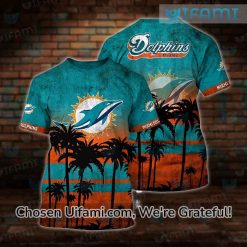 Womens Miami Dolphins T-Shirt 3D Eye-opening Miami Dolphins Gift