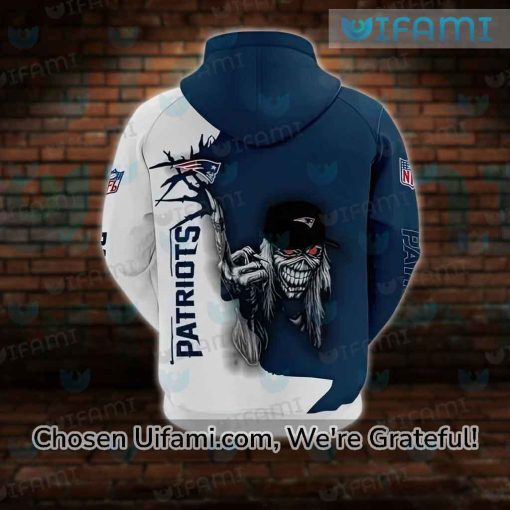 Womens Patriots Hoodie 3D Unique Eddie The Head New England Patriots Gift