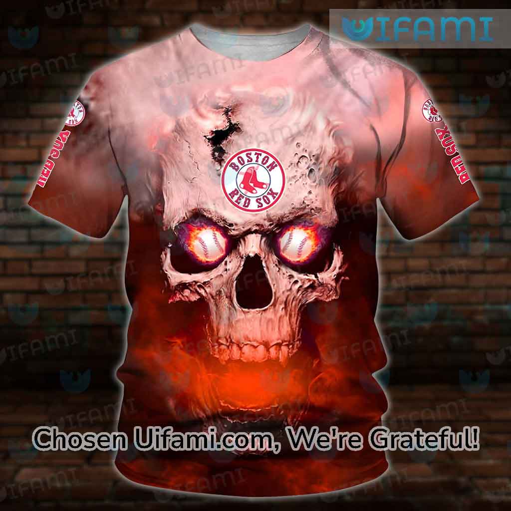 Womens Red Sox Apparel 3D Jaw-dropping Skull Red Sox Gifts For Her -  Personalized Gifts: Family, Sports, Occasions, Trending