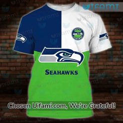 Womens Seahawks T-Shirt 3D Awesome Seattle Seahawks Gifts For Him