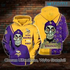 Womens Vikings Hoodie 3D Funny Achmed Minnesota Vikings Gifts For Her