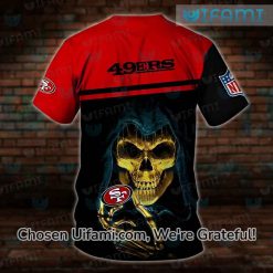 Youth 49ers Shirt 3D Grim Reaper Cool 49ers Gifts