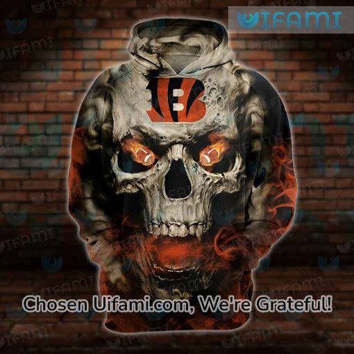 Youth Bengals Hoodie 3D USA Flag Cincinnati Bengals Gift