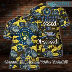 Youth Brewers Shirt 3D Graceful Milwaukee Brewers Gift