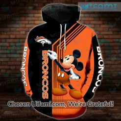 Youth Broncos Hoodie 3D Bountiful Mickey Denver Broncos Fathers Day Gift 2