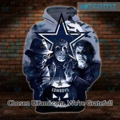 Youth Dallas Cowboys Hoodie 3D Jason Voorhees Freddy Krueger Michael Myers Gift 1