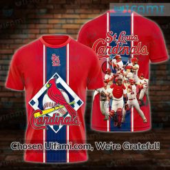 Youth St Louis Cardinals Shirt 3D Vibrant STL Cardinals Gifts