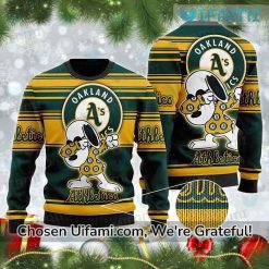 A’S Sweater Greatest Snoopy Oakland Athletics Gift