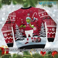 Alabama Christmas Sweater Inexpensive Grinch Alabama Crimson Tide Gift Trendy